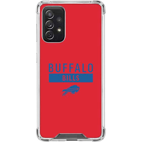 NFL Buffalo Bills Red Performance Series Galaxy A72 5G Clear Case